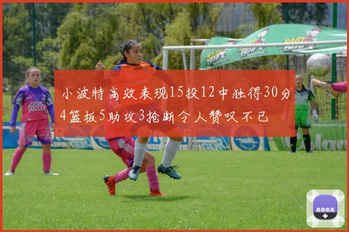 小波特高效表现15投12中独得30分4篮板5助攻3抢断令人赞叹不已